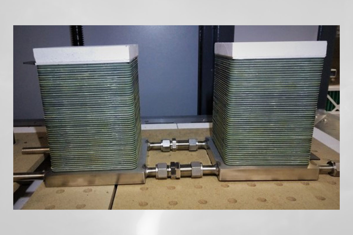 OxEon Energy’s Solid Oxide Electrolysis stack.