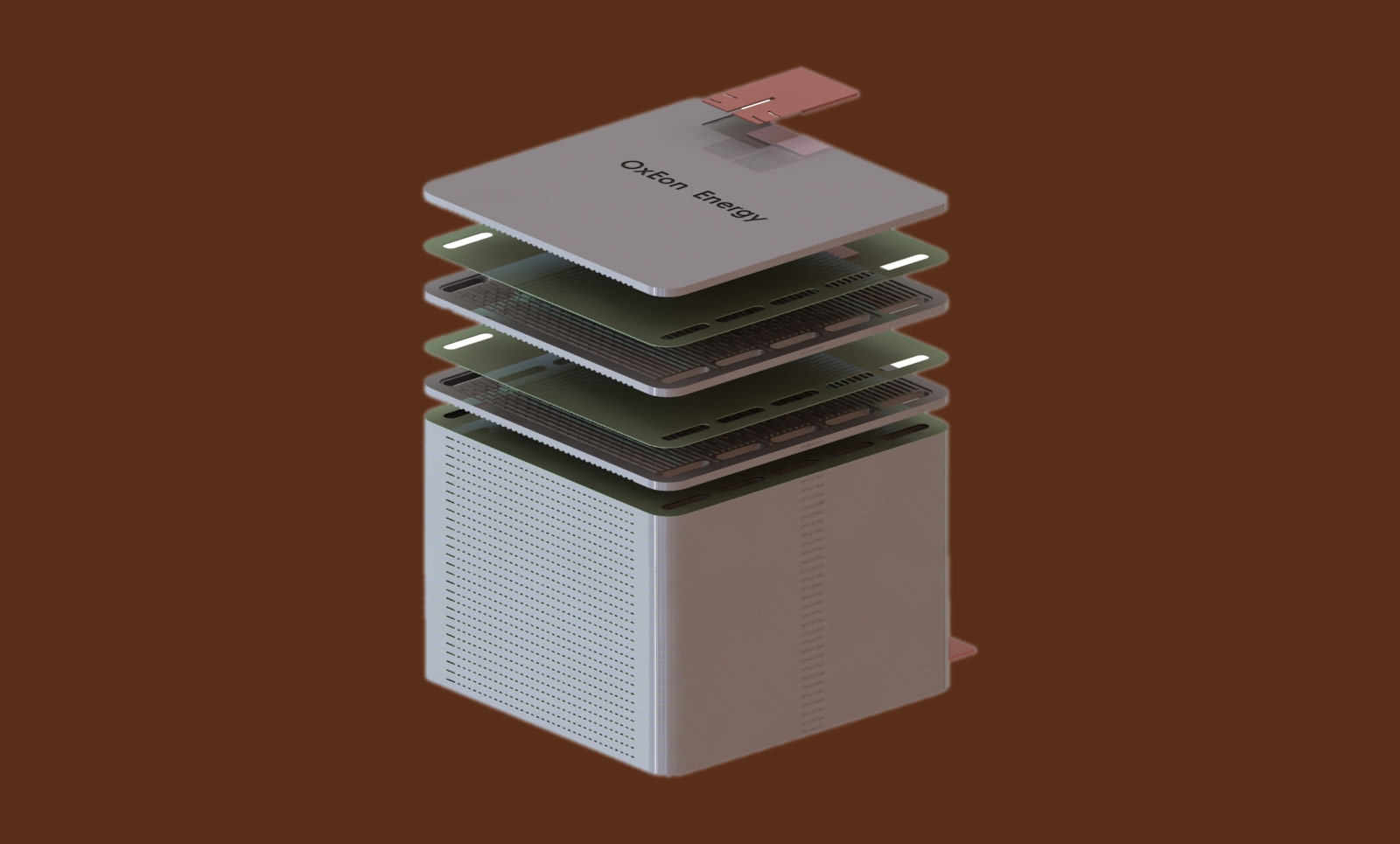 SOEC stacks that convert carbon dioxide to oxygen.